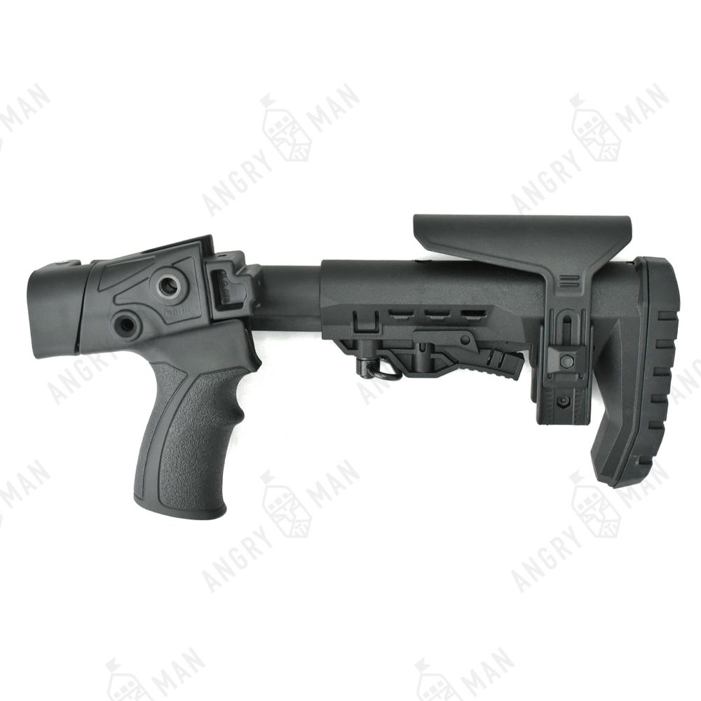 Комплект: Телескопический складной приклад на охотничью Сайгу, Atom, K.Arma