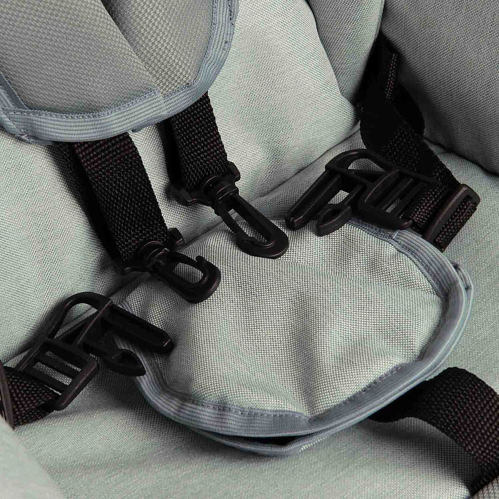 Детская коляска Indigo Barbara 21 Classic 3 в 1 с автокреслом Avionaut Cosmo Grey Ba02 шалфей