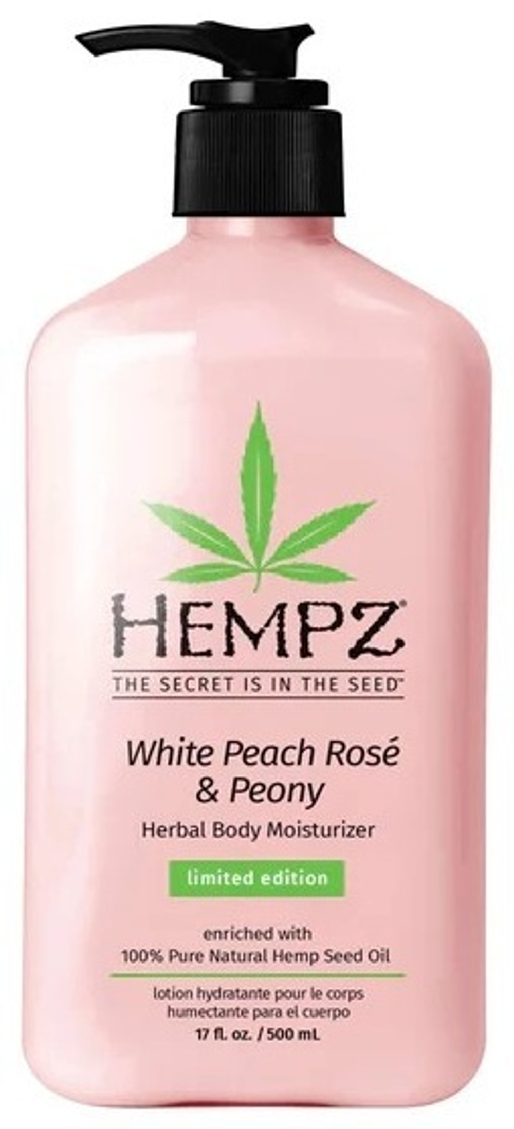 Hempz White Peach Rose & Peony Moisturizer Lotion 500 ml
