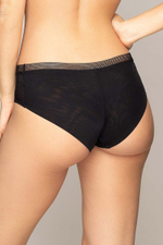 Трусы-шорты Stella с вышитыми завитками (Размер: 48) (Цвет: синий)