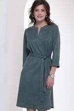 Платье Натали (вельвет, мята) Diolche (Акция)