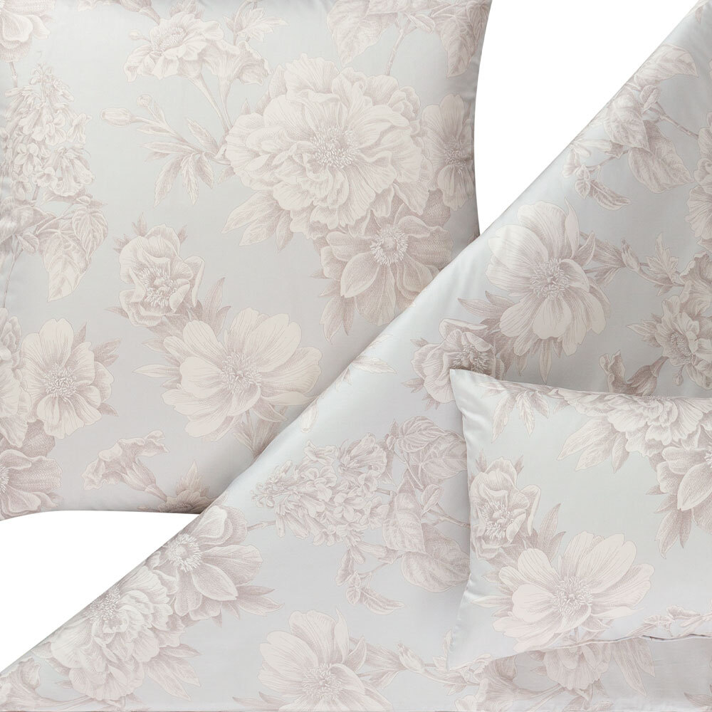 Постельное белье 1.5 спальное Estella Anna perlmutt перламутрово-серое