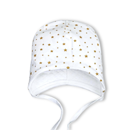 Шапочка хлопковая из капитония Звездочки