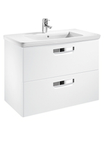 Тумба The Gap Original 800 2 ящика белый матовый/Раковина The Gap Original 80, ZRU9307649