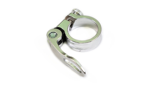 Хомут подседельный TRIX JB-KC007, ?25.4мм с эксцентриком, алюминиевый, серебристый