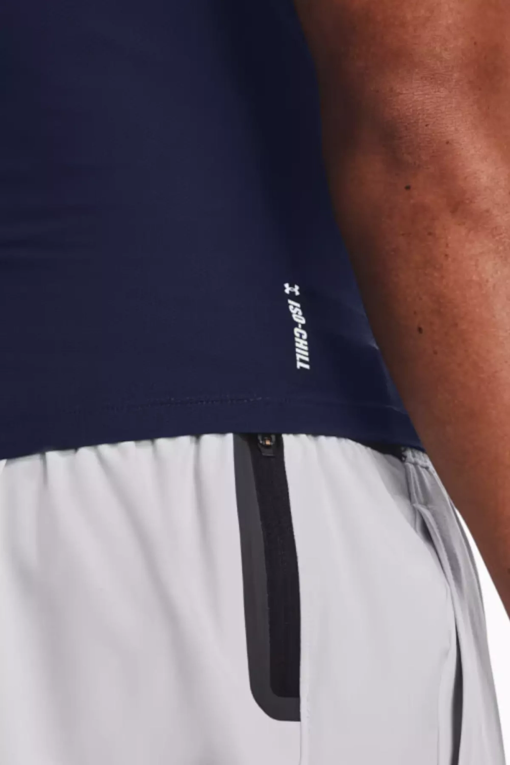 Термофутболка Under Armour HeatGear IsoChill Compression - темно-синий