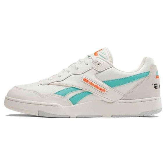 Кроссовки reebok BB4000 2 для скейтбординга Низкие Белые туфли без каблука из натуральной кожи.