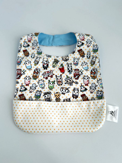 нагрудник непромокаемый двухсторонний для кормления