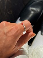 Кольцо Basic Mini Red