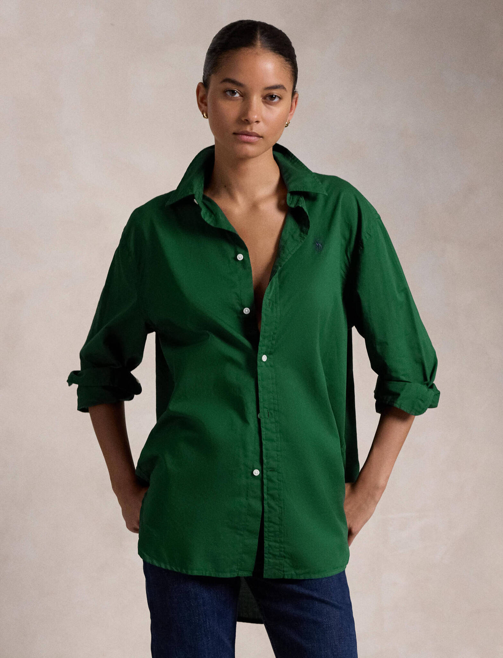 Рубашка POLO RALPH LAUREN - зеленый(211916277)