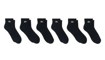 Теннисные носки Lacoste Socks 6P - black