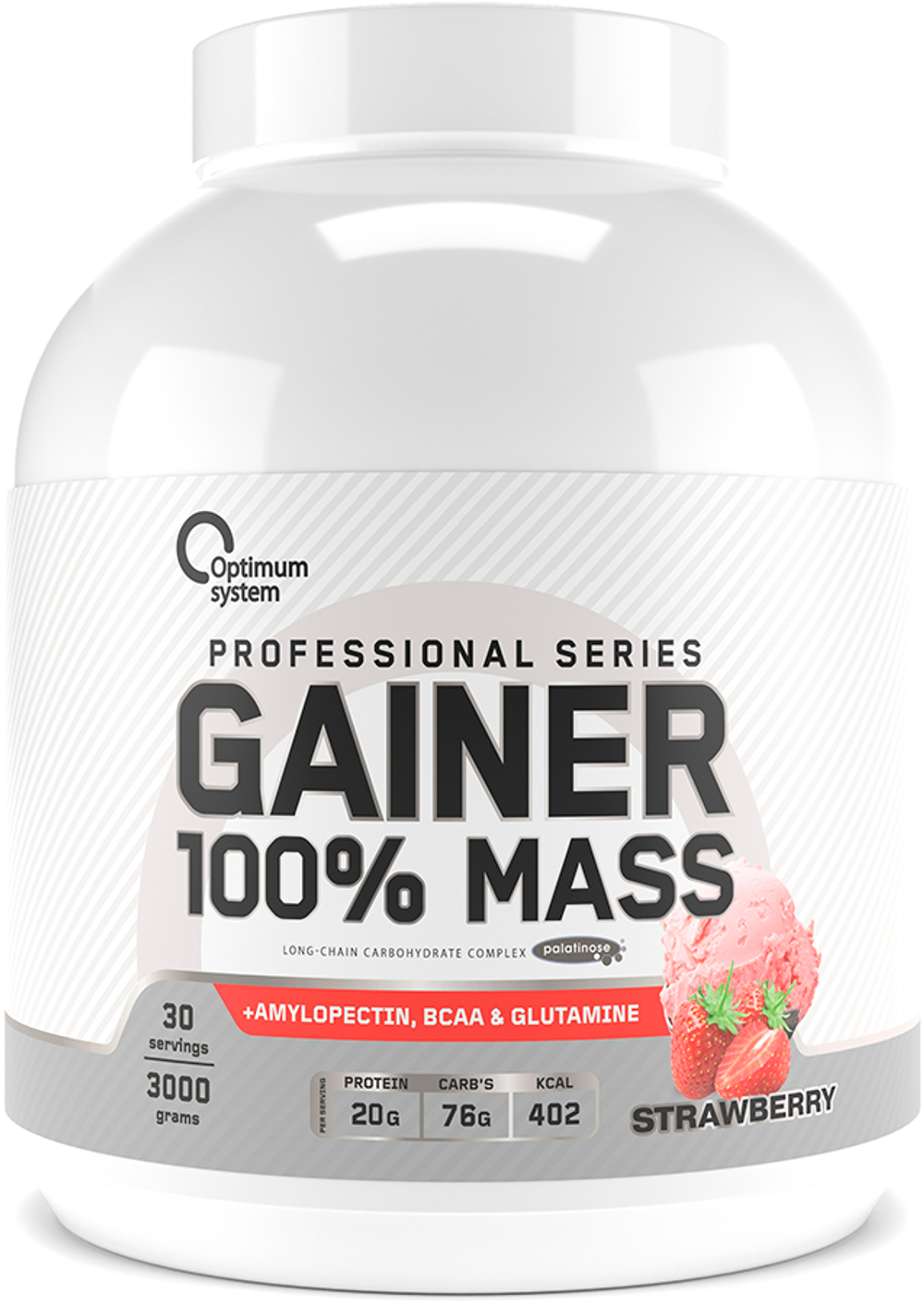 Гейнер Optimum System 100% MASS GAINER 3000 г