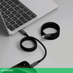 Кабель Momax Mag.Link DC51D USB-C/USB-C 1м Black