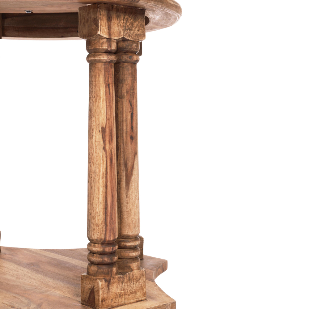 Кофейный стол Бомбей - 1149  палисандр, 45*45*60 см, Natural tinted (натуральный тонированный)