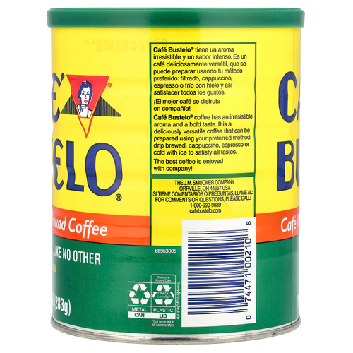Café Bustelo, Молотый кофе без кофеина, 283 г (10 унций)