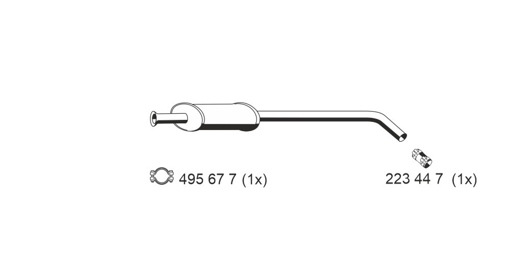 ERNST - 525060-ERN - Centre Muffler