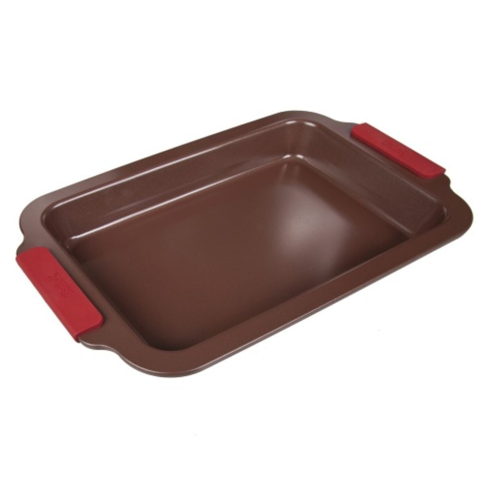 Форма для выпечки сталь, 23х36х3.5 см, антиприг, прямоуг, Taller, TR-6302