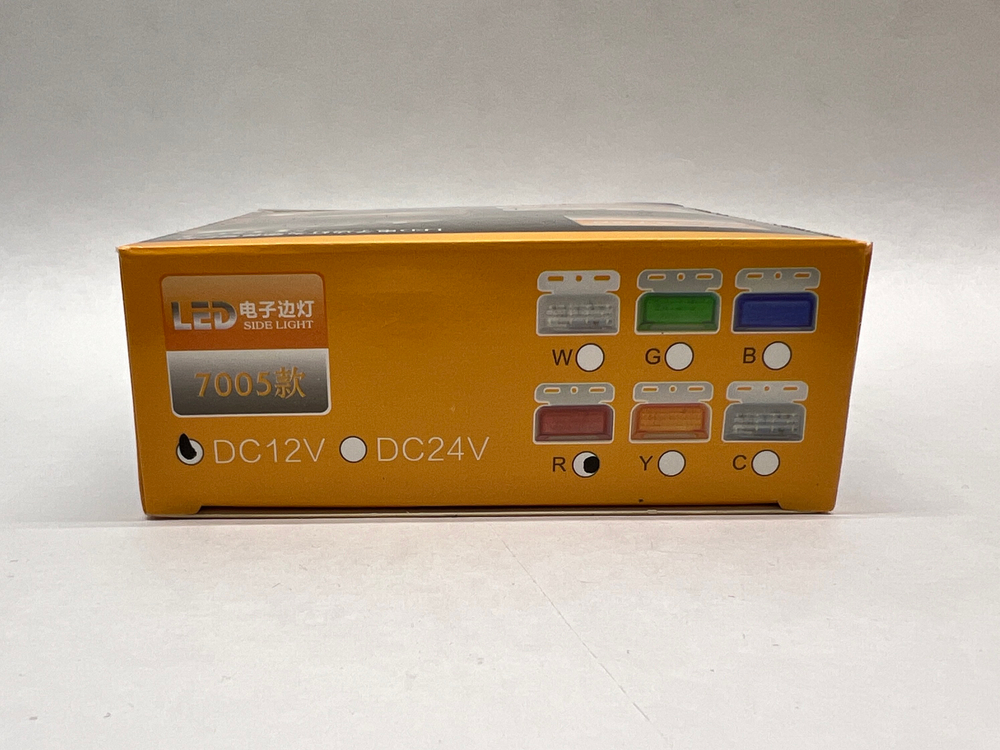 12V / Задние Светодиодные габаритные фонари, 12 вольт, красный, Кристалл, №7005 (за 1 шт.) -