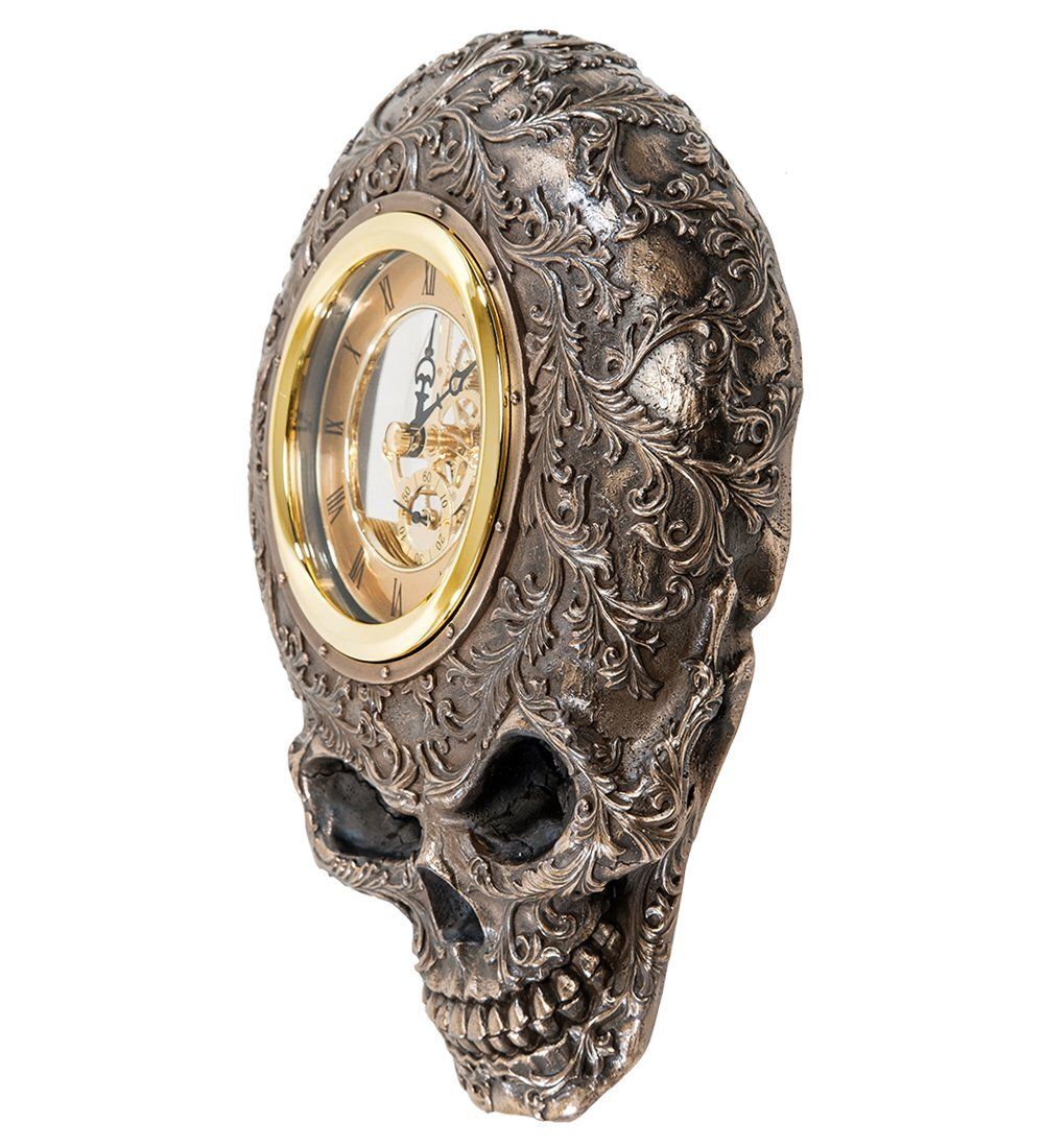 Veronese WS-916 Статуэтка-часы в стиле Стимпанк «Череп»