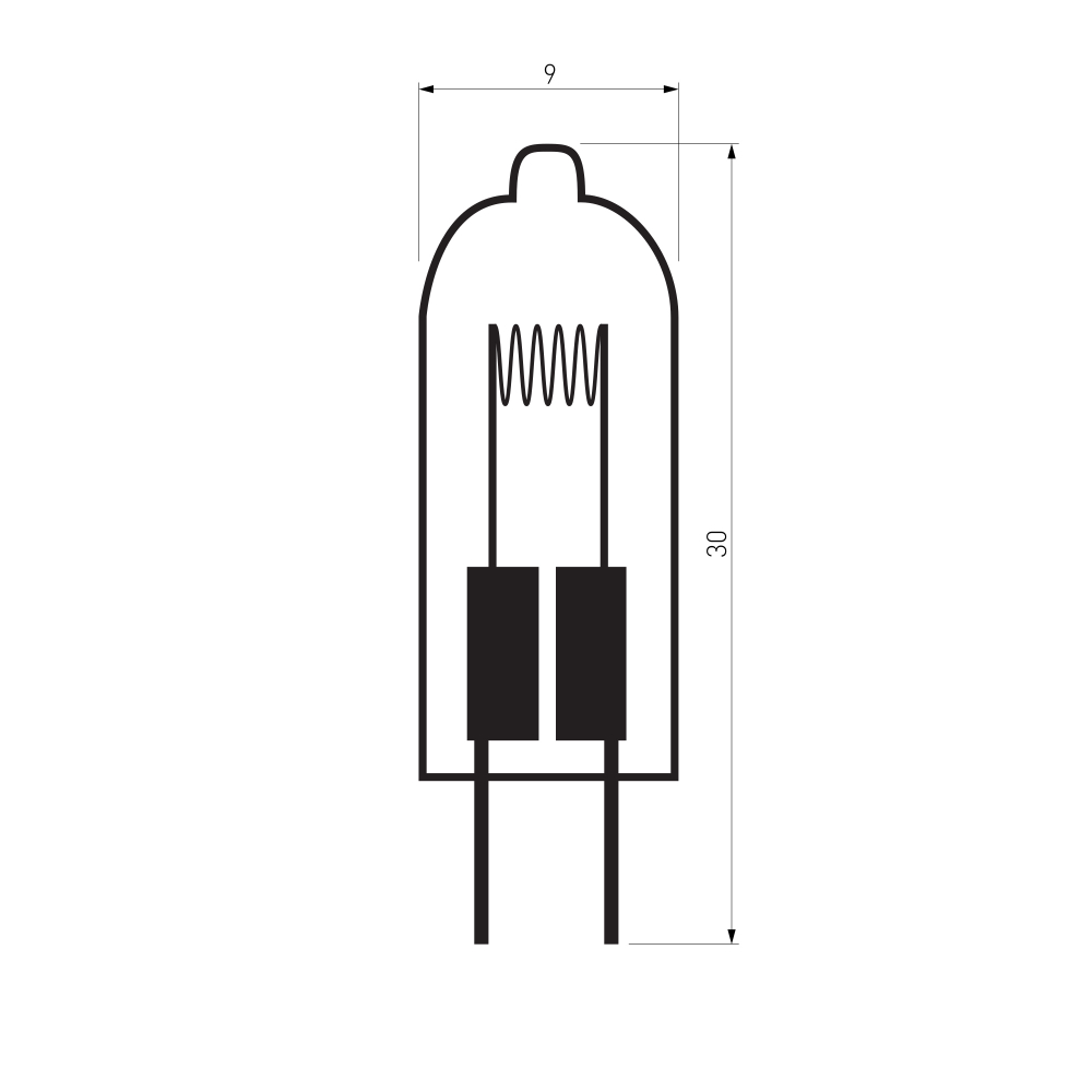 Галогенная лампа 20W G4 G4 12V20W