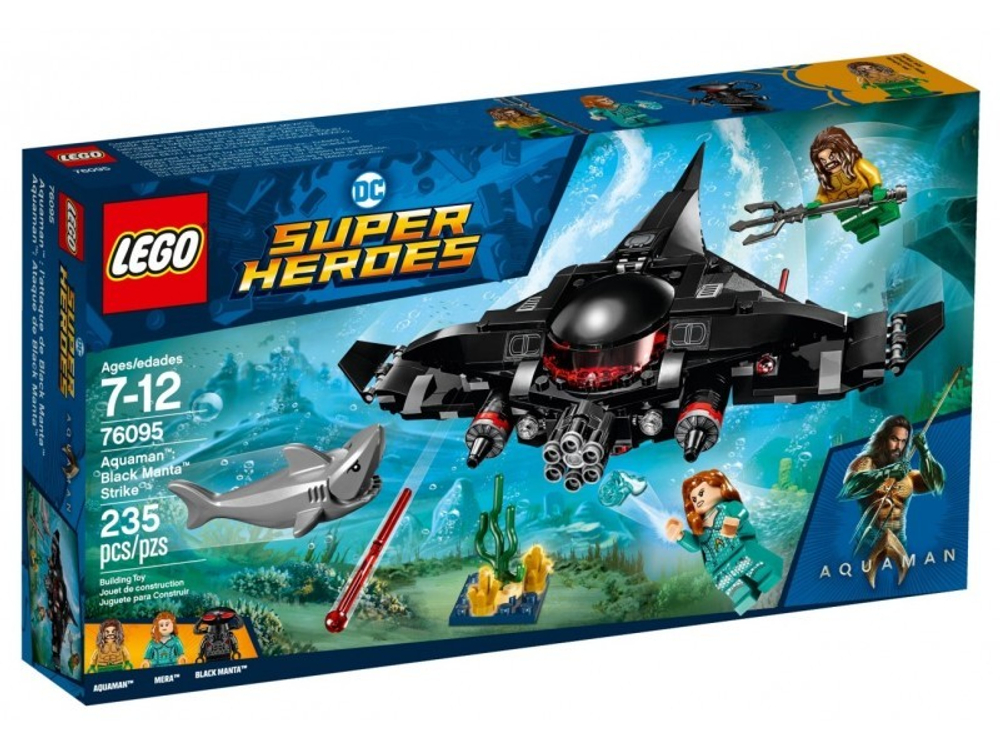 LEGO Super Heroes: Аквамен: Чёрная Манта наносит удар 76095 — Aquaman: Black Manta Strike — Лего Супергерои ДиСи