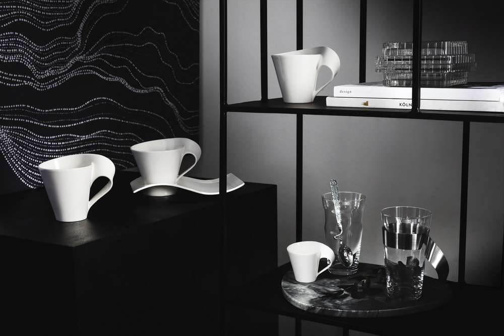 Villeroy & Boch Чашка с блюдцем NewWave 200 мл для кофе 1025251300+1025251280