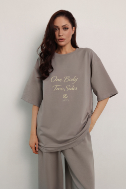 Футболка серая 2SIDES