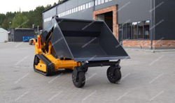 Бункер самосвальный на Телескопический мини-погрузчик New Holland