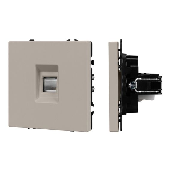 Механизм телефонной розетки SCT-NOBE-MTL1-SFPL-CA (RJ-11, 4C) Arlight 061892