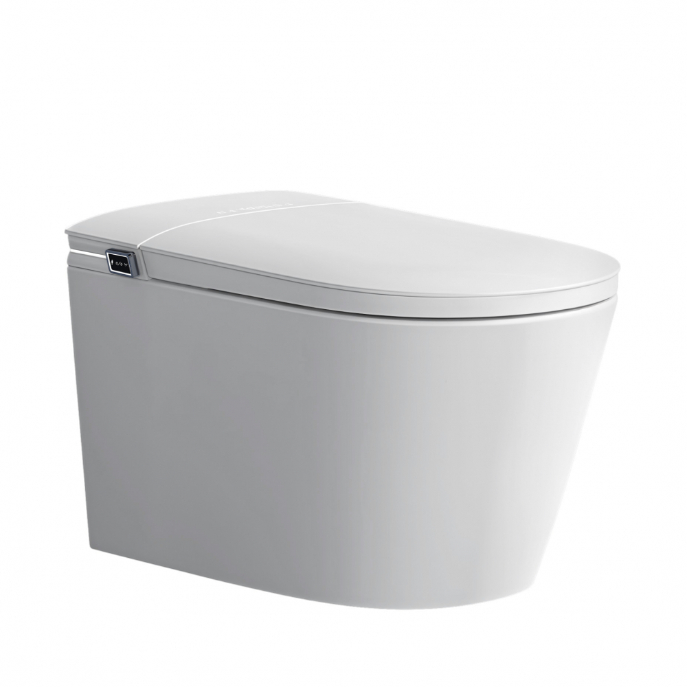 Электронный унитаз-биде ABBER Bequem AC1121S подвесной белый