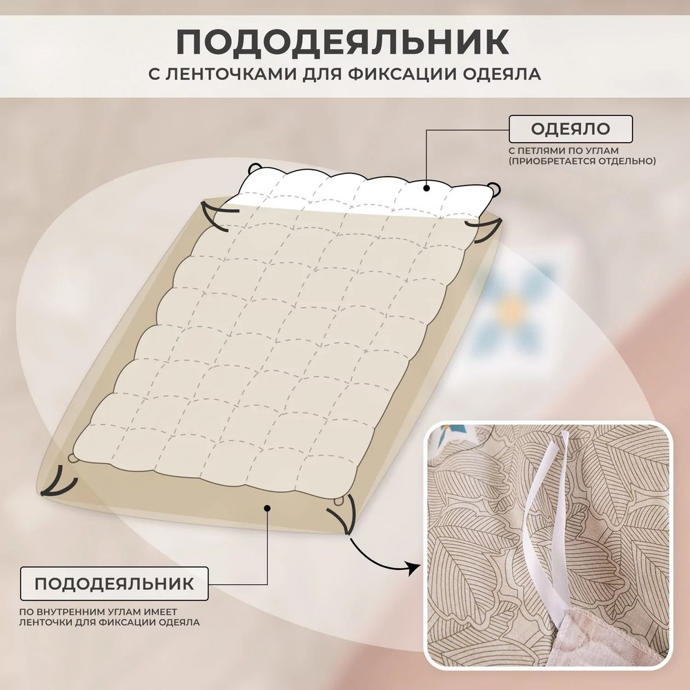 Комплект постельного белья Сатин 100% хлопок