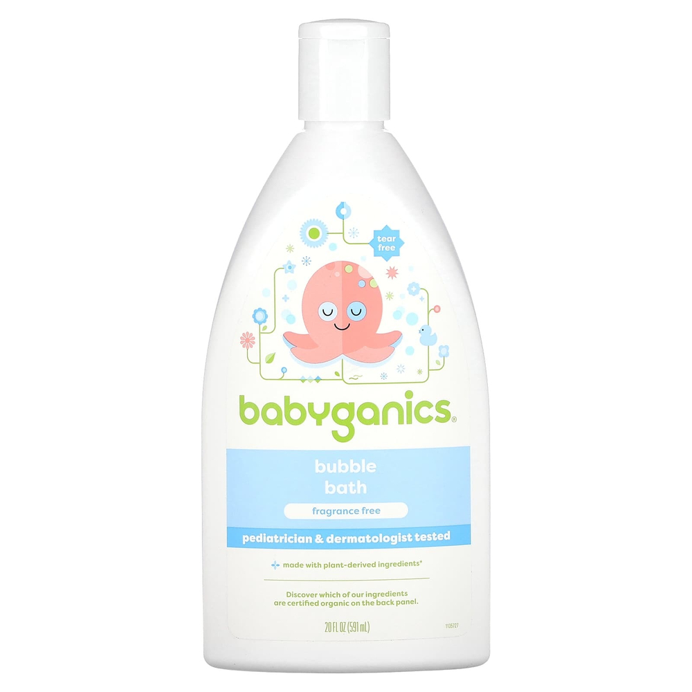 Babyganics, Жемчужная ванна, без отдушек, 591 мл (20 жидк. унц.)