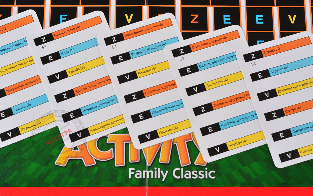 Activity для всей семьи. Карты