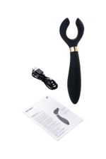 Многофункциональный стимулятор для пар Satisfyer Endless Fun, силикон, чёрный, 23,5 см.