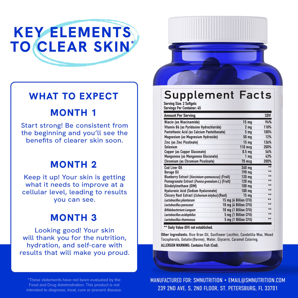 SMNutrition, Triple Action Clear 3, 120 капсул