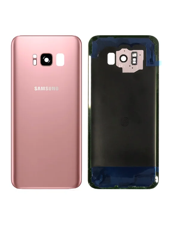 Задняя крышка для Samsung Galaxy S8 Plus G955F Розовое золото (Pink Gold) со стеклом камеры
