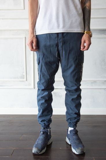 Джоггеры BLK Crown утепленные Scotland (navy)