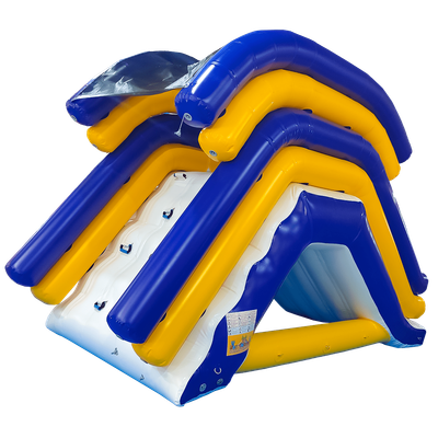 Надувная герметичная водная горка «АкваГлайд» ПВХ 0,9 мм, 4х2х3.2 м