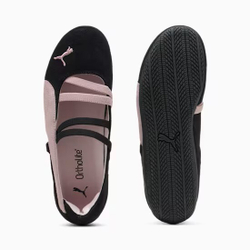 PUMA Женские кроссовки-балетки Speedcat Suede, черный