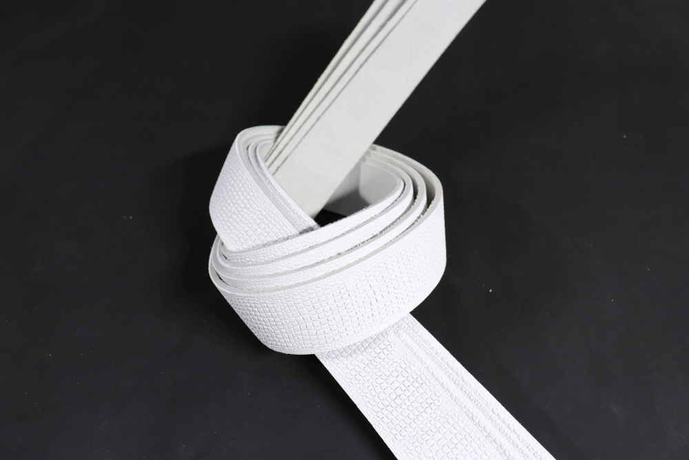 Ременная заготовка Белая с лицевой отделкой + Плита Геккон