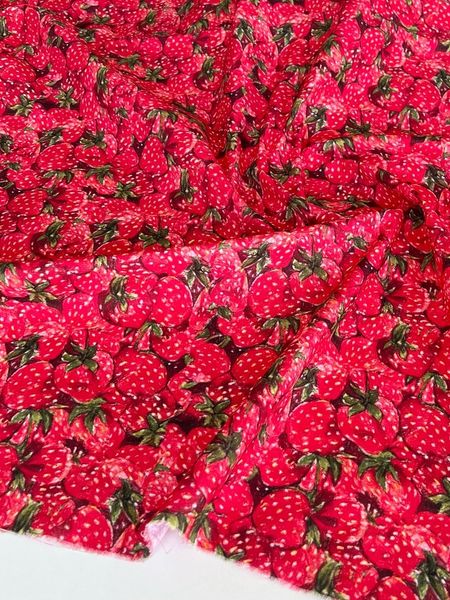 КЛУБНИКА, 100% хлопок Handmade Fabrics 3