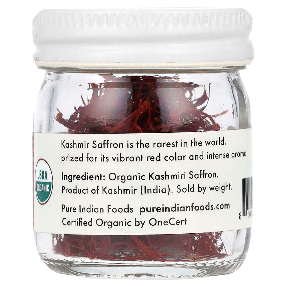 Pure Indian Foods, Органический кашмирский шафран, 2 г