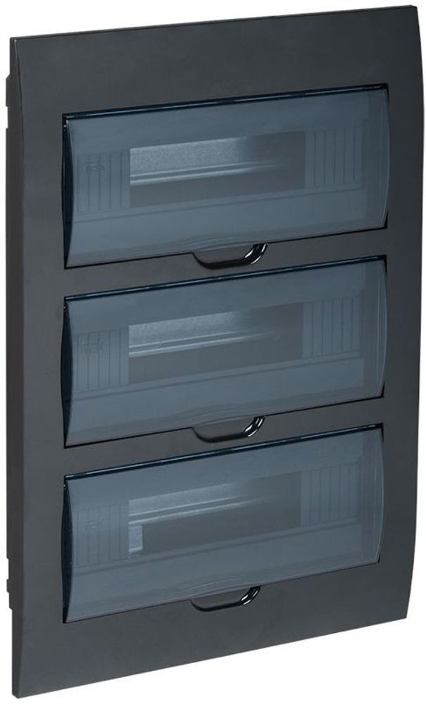 Корпус встраиваемый ЩРВ-П-36 Krepta 3 IP41 пластик. черн. IEK MKP12-V-36-41-K02