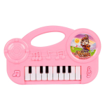 Пианино на бат., розовый, пакет 856-7