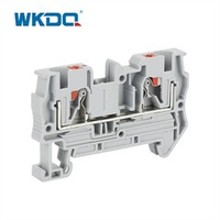 Клемма 2-проводная проходная 1,5мм2 на DIN рейку JPT 1.5/S Push-in серая 500V/17.5A  3208100WE WONKE ELECTRIC