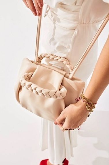 Çanta \ Сумка \ Bag krem rəngli kiçik