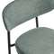 Стул Arvo серо-зеленый шенилл с черными ножками