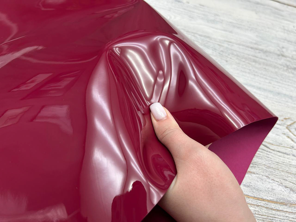 Vernissage Berry (0,8-1,0 мм), цв. Бордовый, натуральная кожа