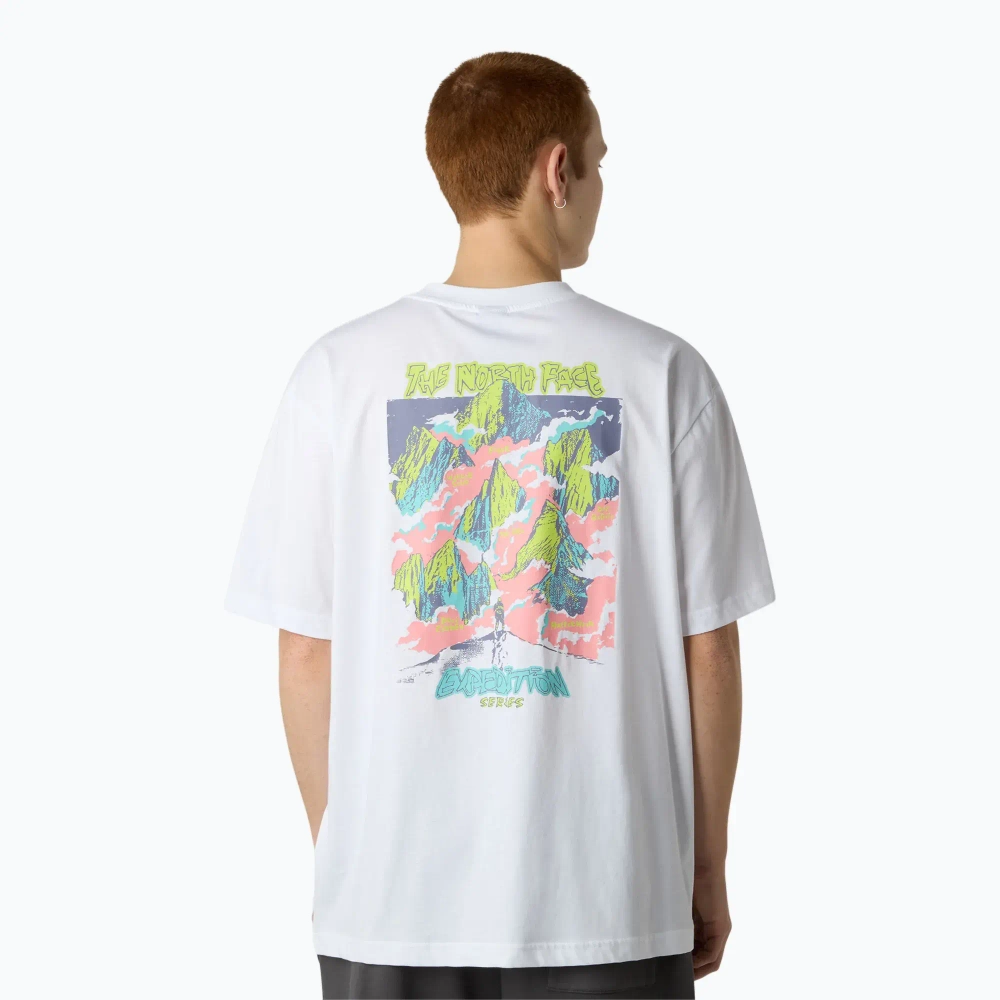 Футболка The North Face Expedition Celebration Oversized белая