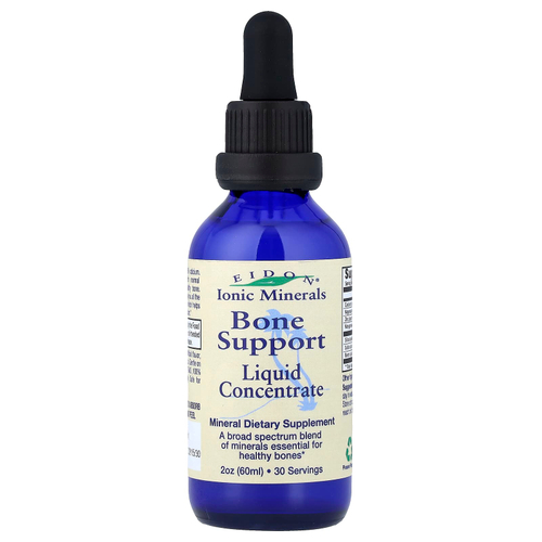 Eidon Ionic Minerals, Поддержка костей, жидкий концентрат, 2 унции (60 мл)